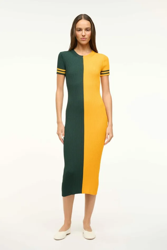 STAUD THE NFL COLLEEN DRESS Packers Women Dresses