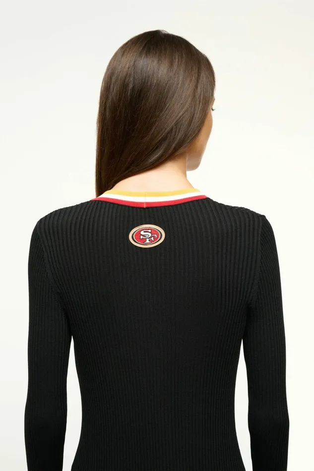 STAUD THE NFL SHOKO SWEATER 49ers Women Dresses STAUD THE NFL SHOKO SWEATER 49ers Women Dresses