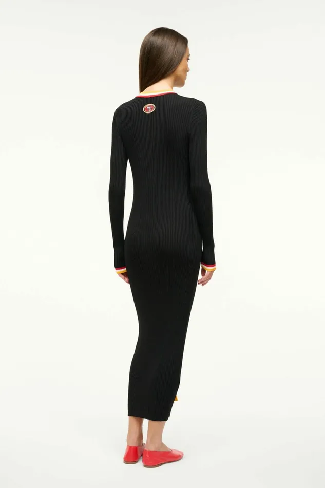 STAUD THE NFL SHOKO SWEATER 49ers Women Dresses STAUD THE NFL SHOKO SWEATER 49ers Women Dresses