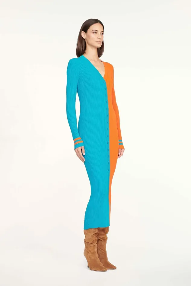 STAUD THE NFL SHOKO SWEATER Miami Dolphins Women Dresses STAUD THE NFL SHOKO SWEATER Miami Dolphins Women Dresses
