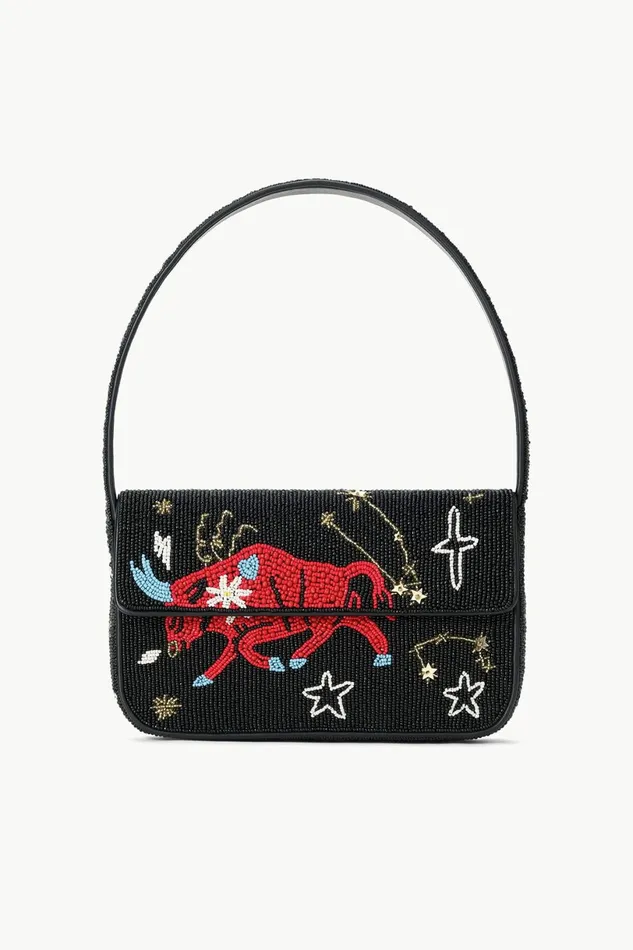 STAUD TOMMY BEADED BAG Taurus Women Shoulder