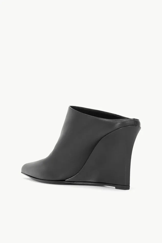 STAUD VESPER WEDGE MULE Black Women Mules and Flats STAUD VESPER WEDGE MULE Black Women Mules and Flats