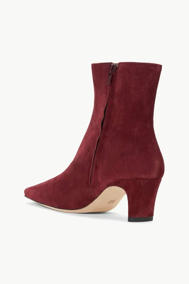 STAUD WALLY ANKLE BOOT Pinot Suede Women Boots STAUD WALLY ANKLE BOOT Pinot Suede Women Boots