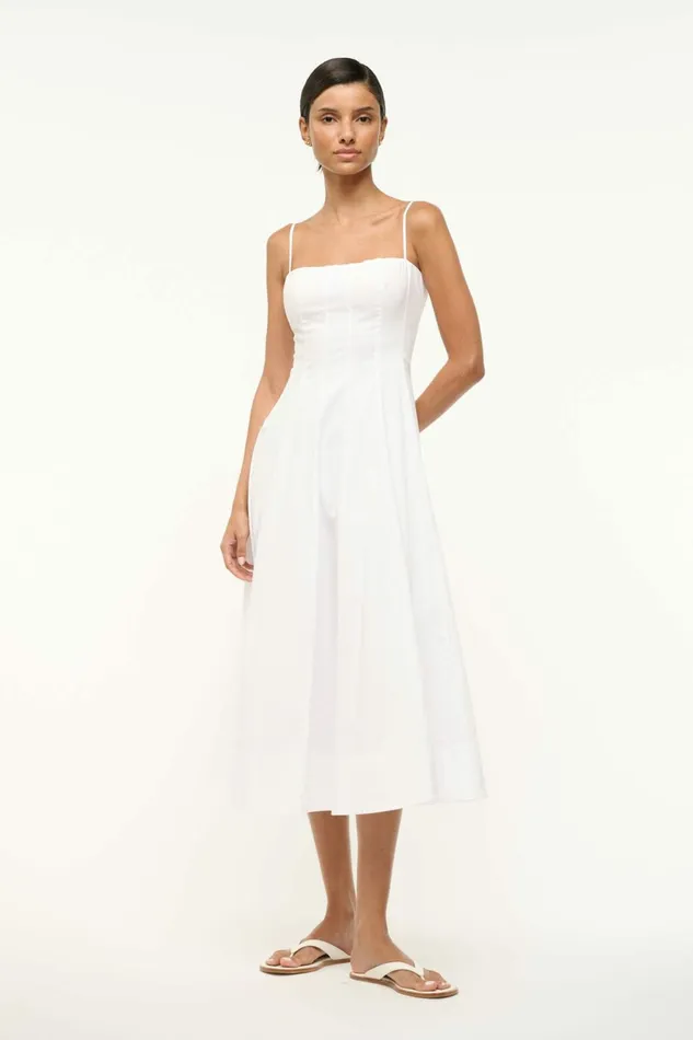 STAUD WYLIE DRESS White Women Dresses