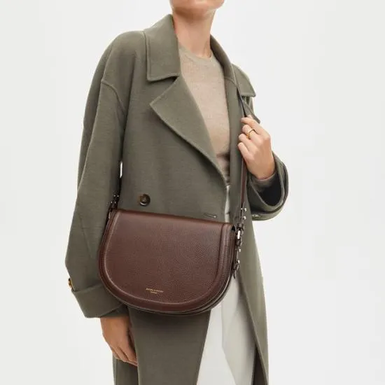 Stella Satchel Chestnut Pebble Women Aspinal Of London Shoulder