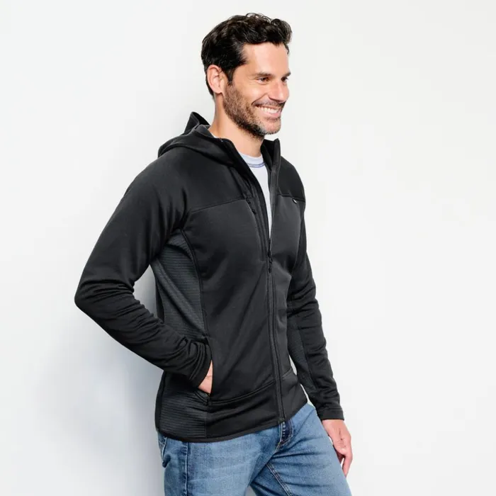 Sweatshirts Men Orvis Mens PRO Fleece Hoodie Blackout