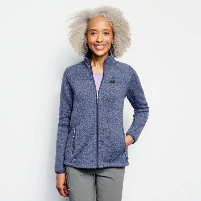 Sweatshirts Women Orvis Womens R65 Sweater Fleece Jacket Midnight