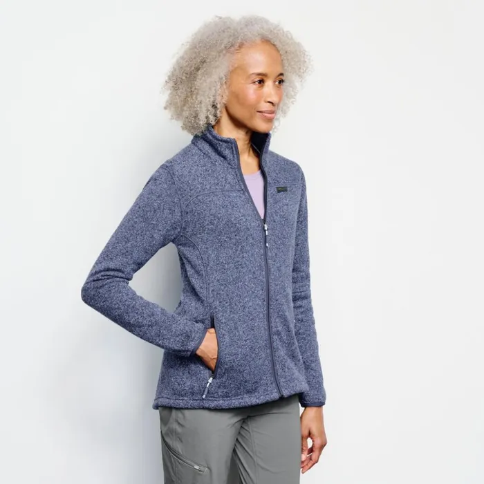 Sweatshirts Women Orvis Womens R65 Sweater Fleece Jacket Midnight
