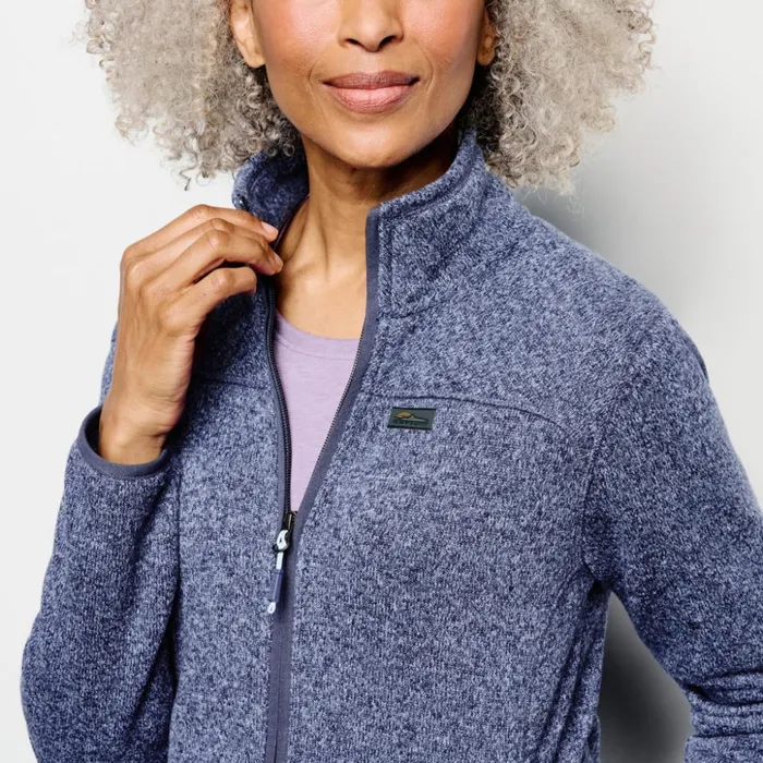 Sweatshirts Women Orvis Womens R65 Sweater Fleece Jacket Midnight
