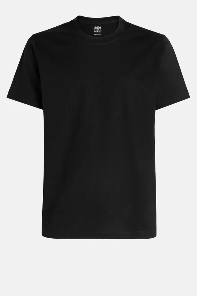 TShirts Men Boggi Milano Pima Cotton Jersey Tshirt Black TShirts Men Boggi Milano Pima Cotton Jersey Tshirt Black