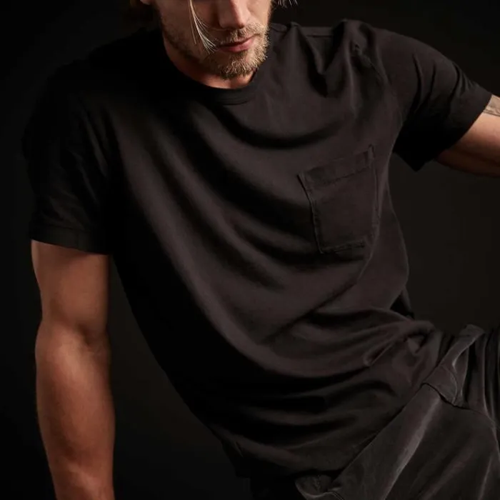 TShirts Men James Perse Lightweight Jersey Pocket Tee Black