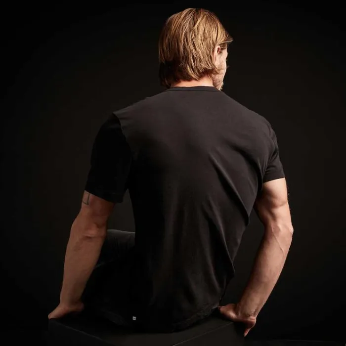 TShirts Men James Perse Lightweight Jersey Pocket Tee Black