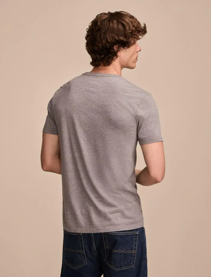 Tahoe Heather Grey Men Lucky Brand Graphic Tees