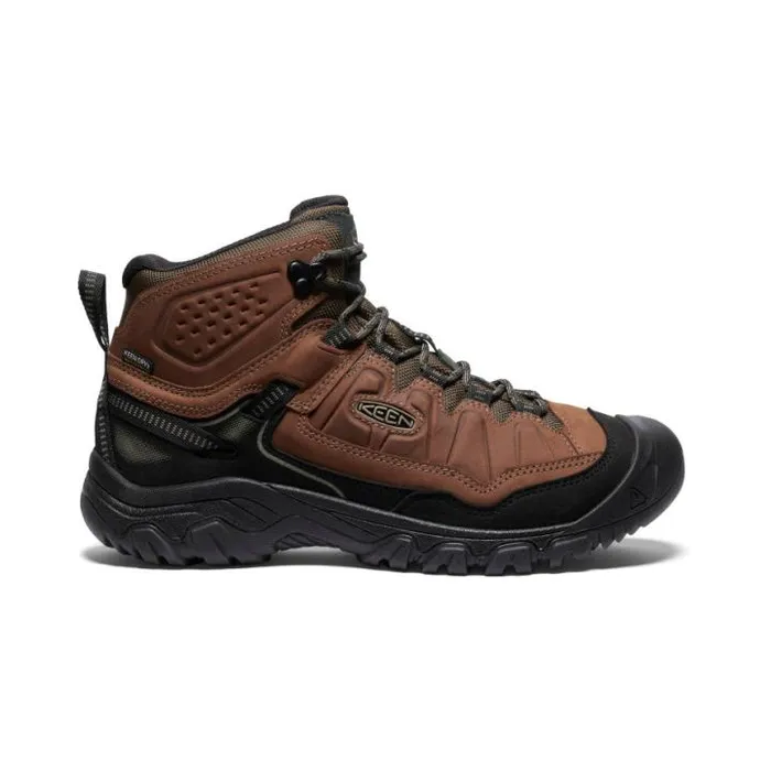 Targhee IV Mid Height Waterproof Wide Leather Hiking Boot Men KEEN Boots