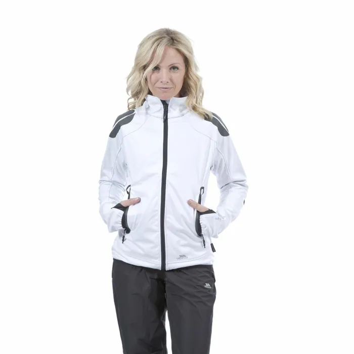 Taut Softshell Jacket White Women Trespass Softshell Jackets
