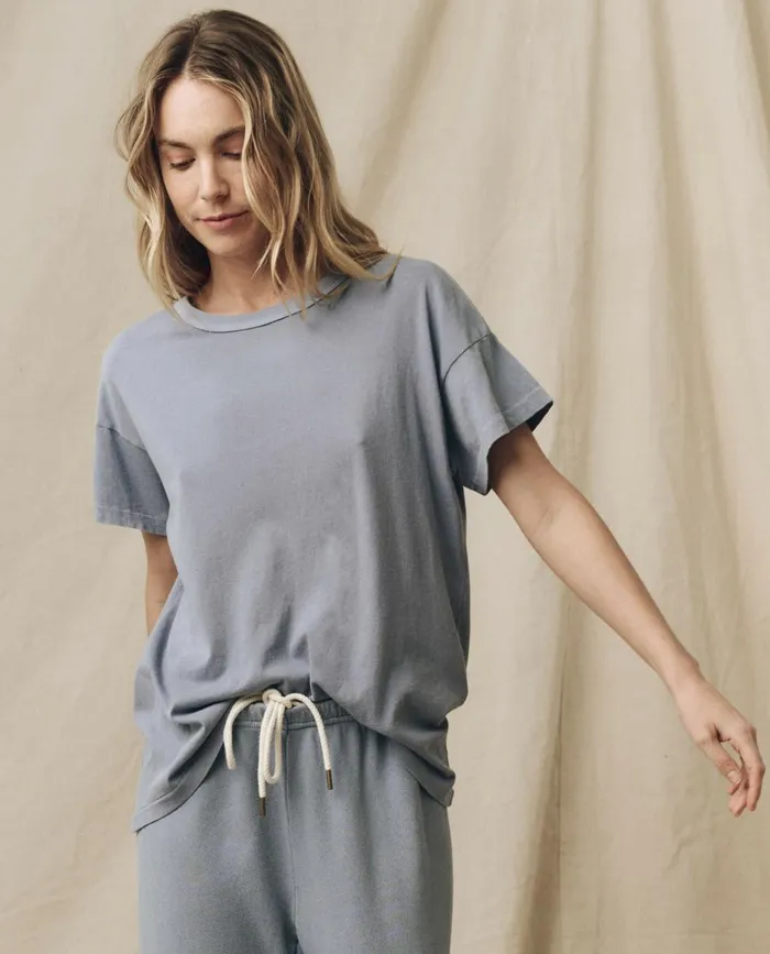 Tees Women The Great The Boxy Crew Solid Big Sky