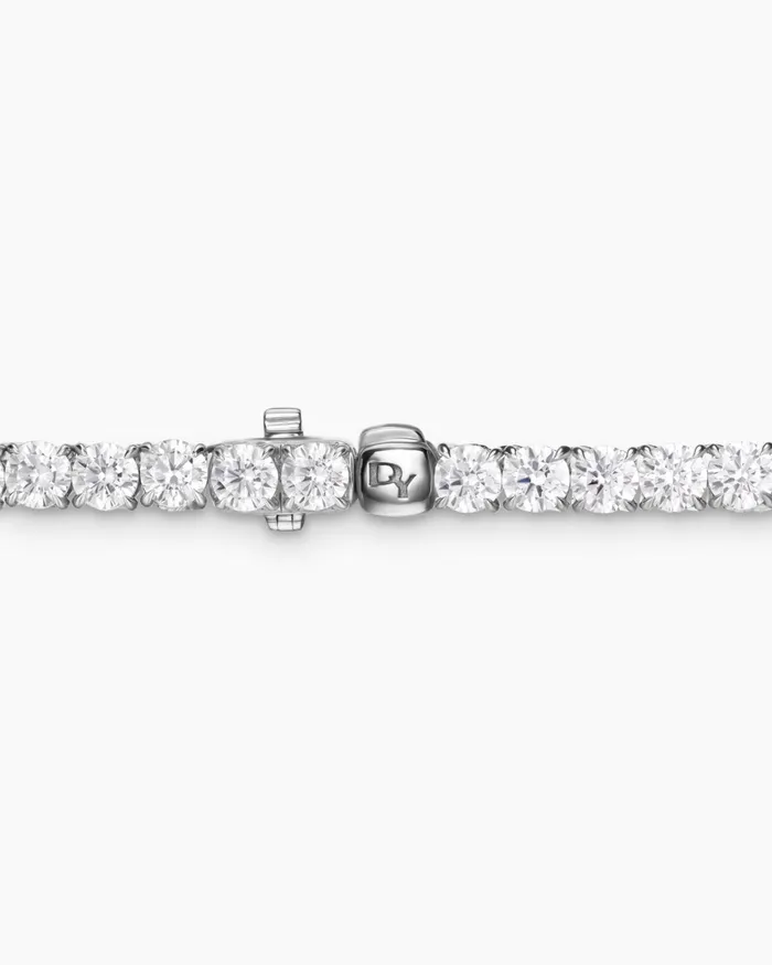 Tennis Necklace In 18K White Gold With Diamonds 4mm Women David Yurman Statement Tennis Necklace In 18K White Gold With Diamonds 4mm Women David Yurman Statement