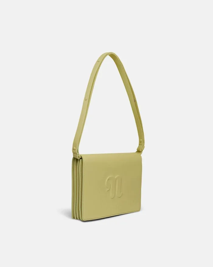 The Concertina Large Lime Acc WomenMen Nanushka Bags