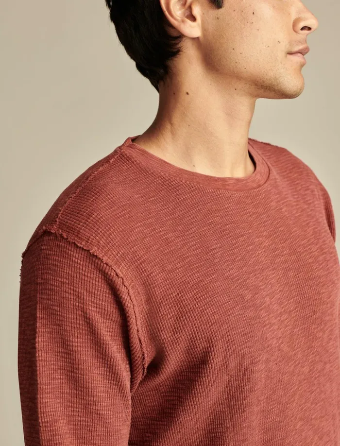 Thermal Crew Fired Brick Men Lucky Brand Shirts and Tops