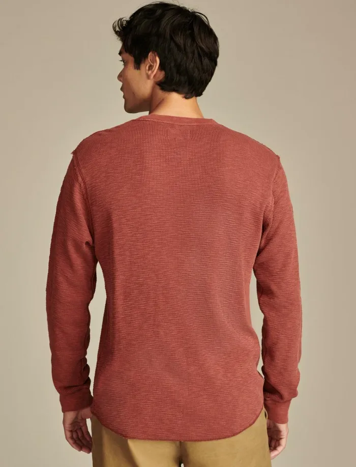 Thermal Crew Fired Brick Men Lucky Brand Shirts and Tops