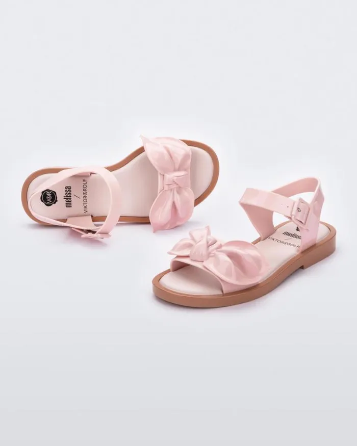 Tie Mar Sandal Beigepink Women Melissa Sandals