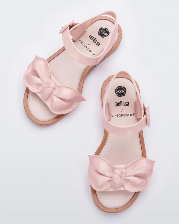 Tie Mar Sandal Beigepink Women Melissa Sandals