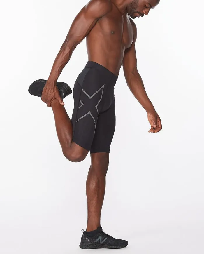 Tights Mens 2XU Light Speed Compression Shorts Blackblack Reflective