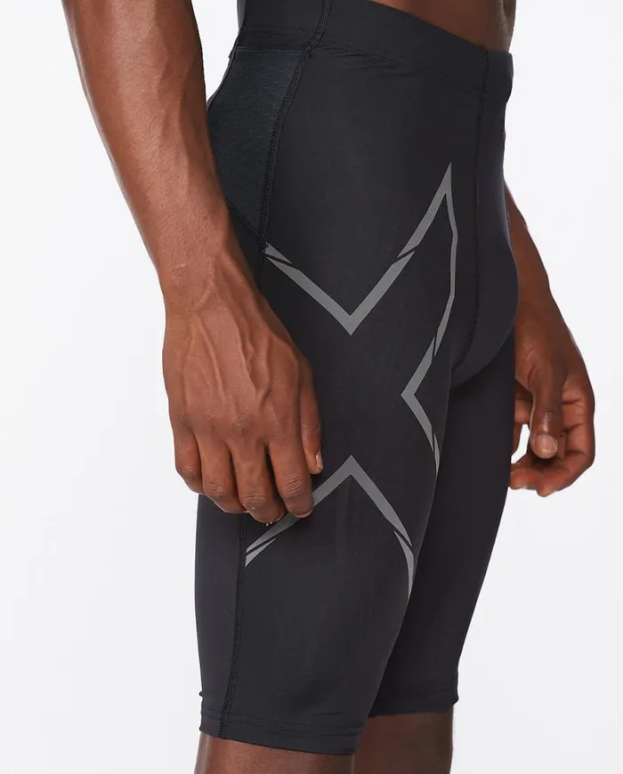 Tights Mens 2XU Light Speed Compression Shorts Blackblack Reflective
