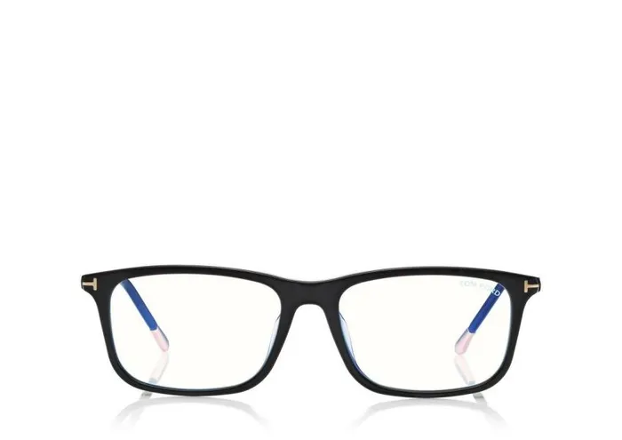 TOM FORD Blue Block Collection Women BLUE BLOCK SQUARE OPTICALS Black