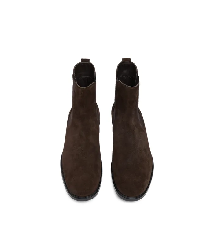 TOM FORD Boots Men SUEDE ROBERT CHELSEA BOOT Chocolate TOM FORD Boots Men SUEDE ROBERT CHELSEA BOOT Chocolate