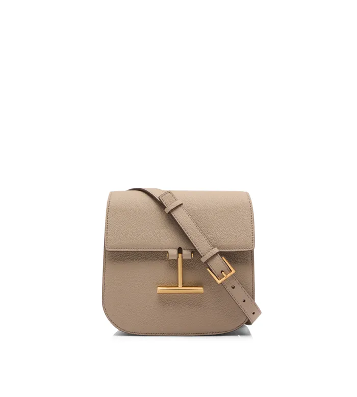 TOM FORD Cross Body Bags Women GRAIN LEATHER TARA MINI CROSSBODY Silk Taupe
