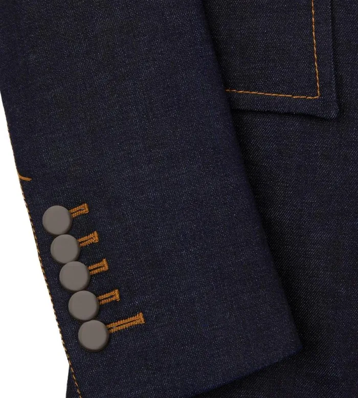 TOM FORD Jackets Women LIGHTWEIGHT DENIM SINGLE BREASTED JACKET Dark Indigo TOM FORD Jackets Women LIGHTWEIGHT DENIM SINGLE BREASTED JACKET Dark Indigo