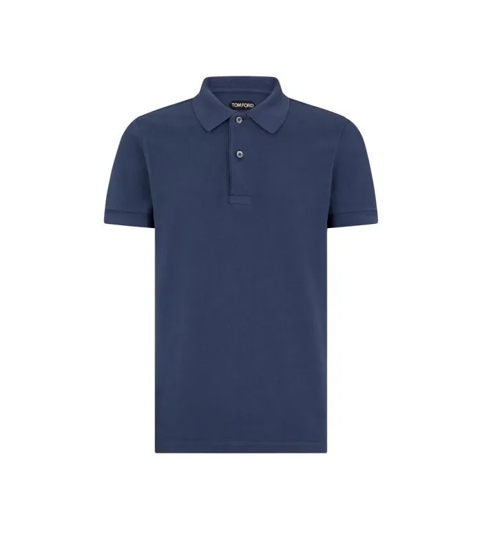 TOM FORD Knitwear Men TENNIS PIQUET POLO Navy