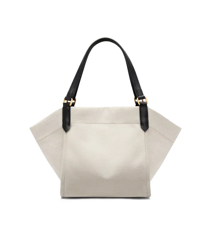 TOM FORD Shoulder Bags Women COTTON CANVAS AND SMOOTH LEATHER AMALFI MEDIUM TOTE Rope Black TOM FORD Shoulder Bags Women COTTON CANVAS AND SMOOTH LEATHER AMALFI MEDIUM TOTE Rope Black