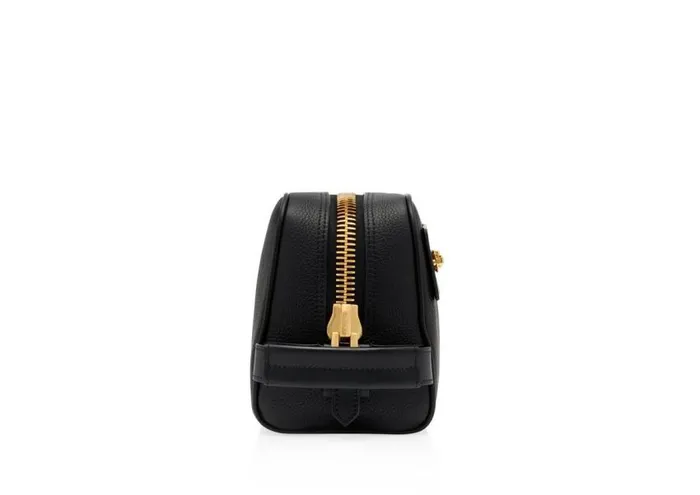 TOM FORD Small Leather Goods Men GRAIN LEATHER TOILETRY BAG Black TOM FORD Small Leather Goods Men GRAIN LEATHER TOILETRY BAG Black