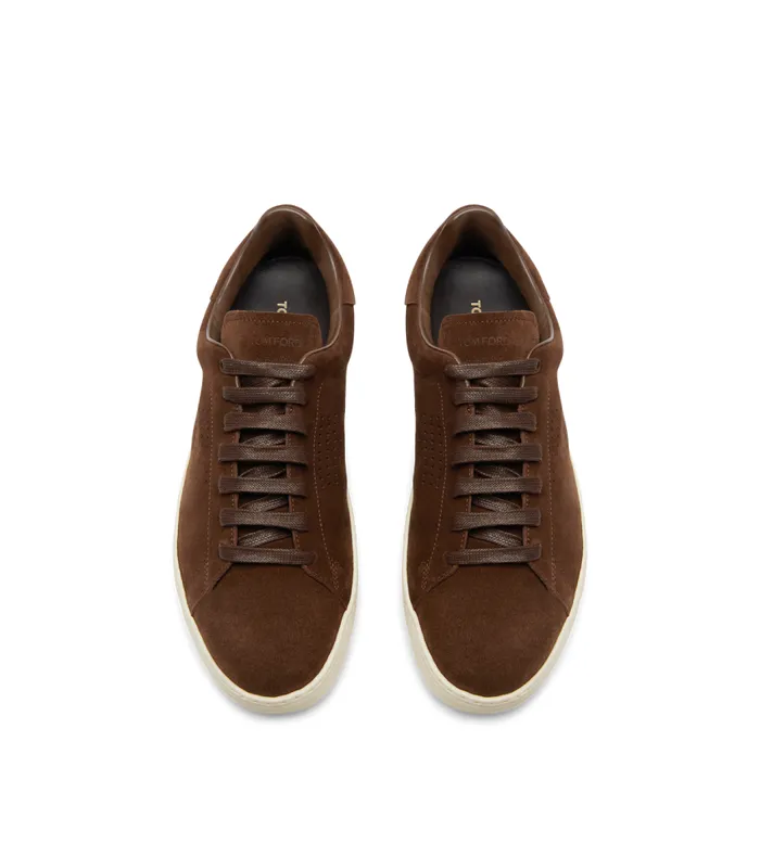 TOM FORD Sneakers Men SUEDE WARWICK SNEAKER Brunette Cream TOM FORD Sneakers Men SUEDE WARWICK SNEAKER Brunette Cream