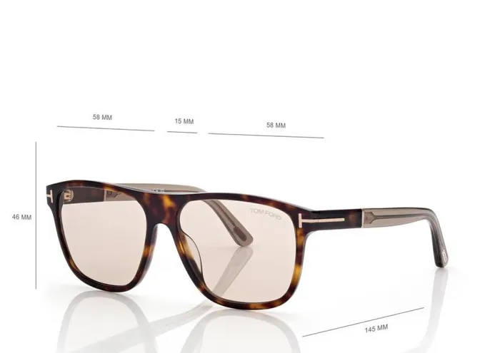 TOM FORD Sunglasses Men FRANCES SUNGLASSES Dark Havana TOM FORD Sunglasses Men FRANCES SUNGLASSES Dark Havana