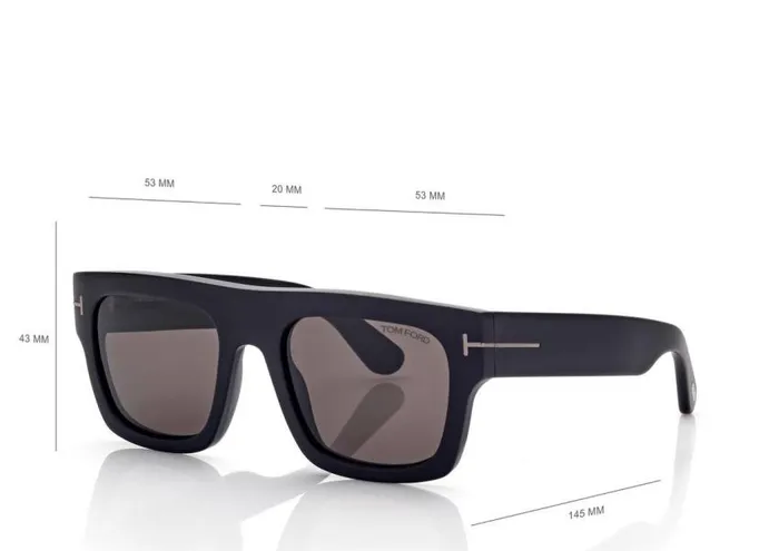TOM FORD Sunglasses MenWomen FAUSTO SUNGLASSES Matte Black TOM FORD Sunglasses MenWomen FAUSTO SUNGLASSES Matte Black