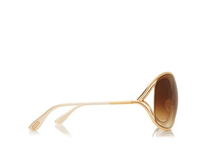 TOM FORD Sunglasses Women MIRANDA OVERSIZED SOFT SQUARE SUNGLASSES Rose Gold TOM FORD Sunglasses Women MIRANDA OVERSIZED SOFT SQUARE SUNGLASSES Rose Gold