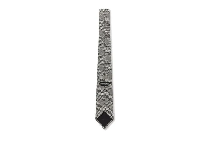 TOM FORD Ties and Bow Ties Men PRINCE OF WALES TIE Multi Black TOM FORD Ties and Bow Ties Men PRINCE OF WALES TIE Multi Black