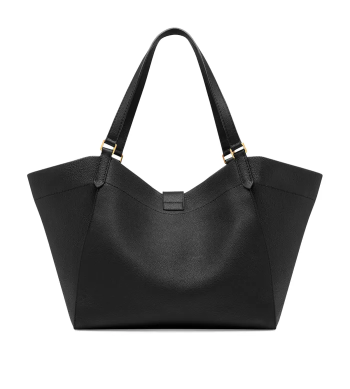 TOM FORD Totes Women GRAIN LEATHER TARA LARGE TOTE Black TOM FORD Totes Women GRAIN LEATHER TARA LARGE TOTE Black