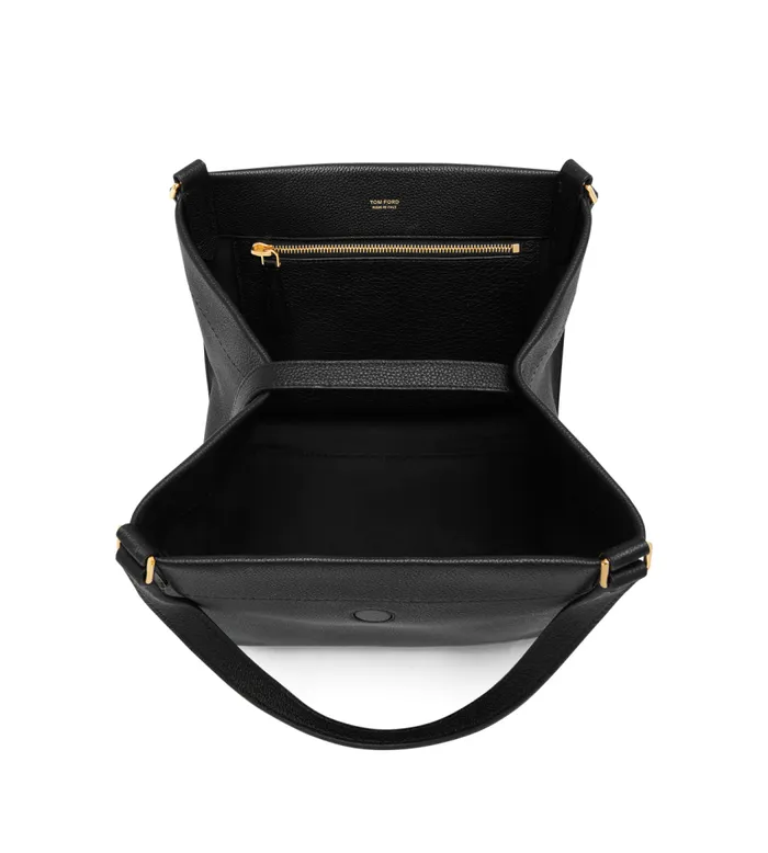 TOM FORD Totes Women GRAIN LEATHER TARA LARGE TOTE Black TOM FORD Totes Women GRAIN LEATHER TARA LARGE TOTE Black