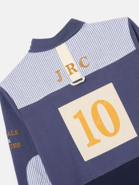 Tops and TShirts Boys Joules Blue Embroidered And Embellished Shirt