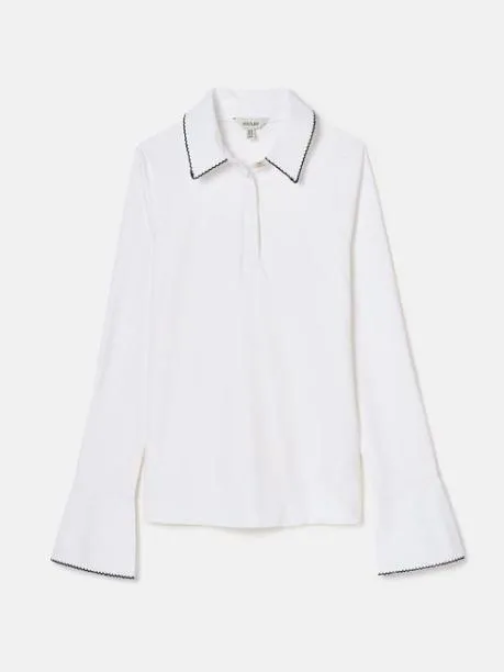 Tops and TShirts Women Joules White Long Sleeve Top