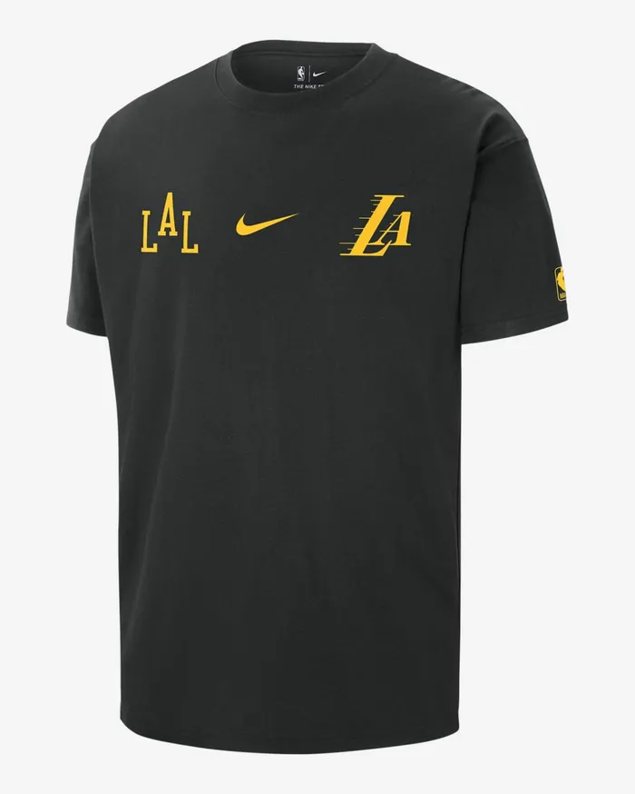 Tops And TShirts Men Nike Los Angeles Lakers 202324 City Edition Black