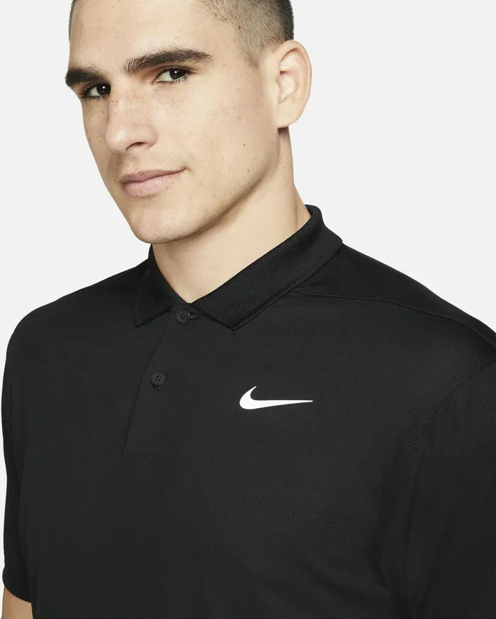 Tops And TShirts Men Nike NikeCourt DriFIT Blackwhite
