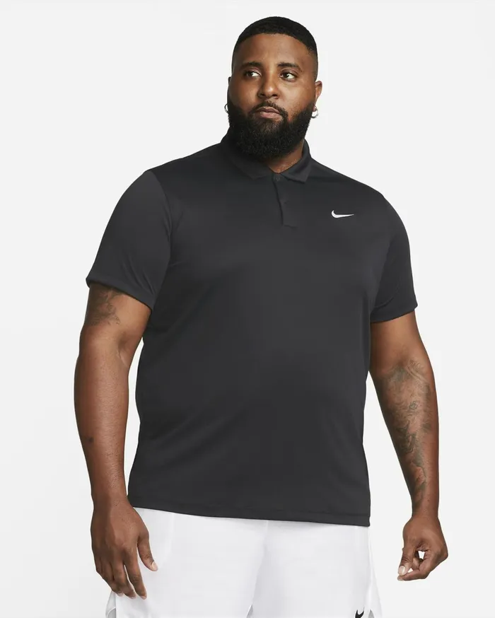 Tops And TShirts Men Nike NikeCourt DriFIT Blackwhite