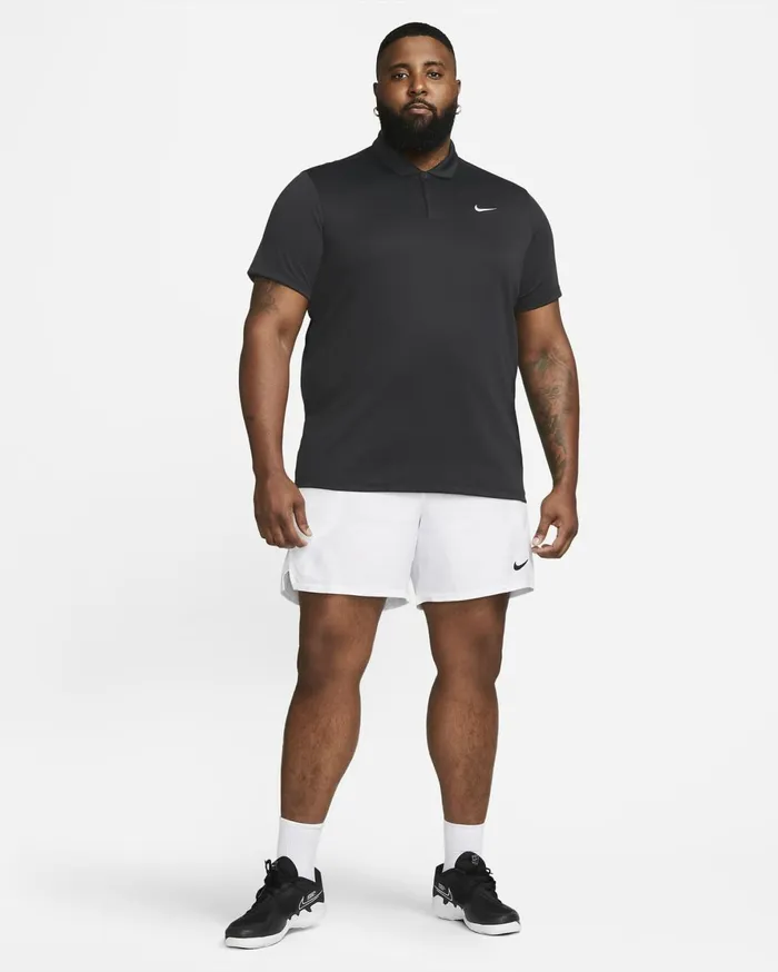 Tops And TShirts Men Nike NikeCourt DriFIT Blackwhite