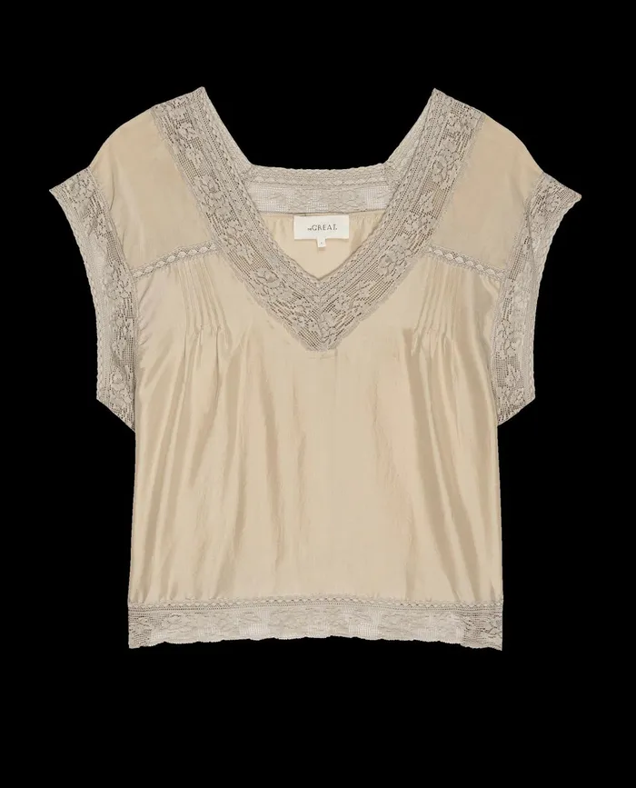 Tops Women The Great The Fortune Top Nude Tops Women The Great The Fortune Top Nude