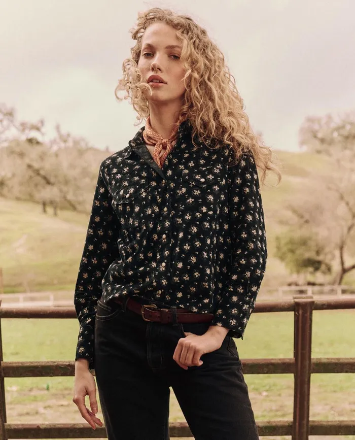 Tops Women The Great The Howdy Top Cord Night Lily